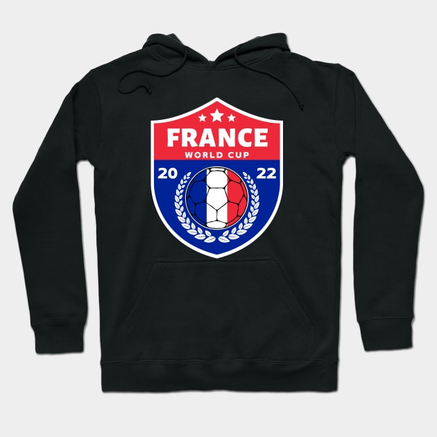 France World Cup Hoodie by footballomatic